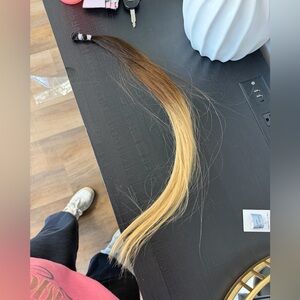 Ombre Brown and Blonde Hair Extension